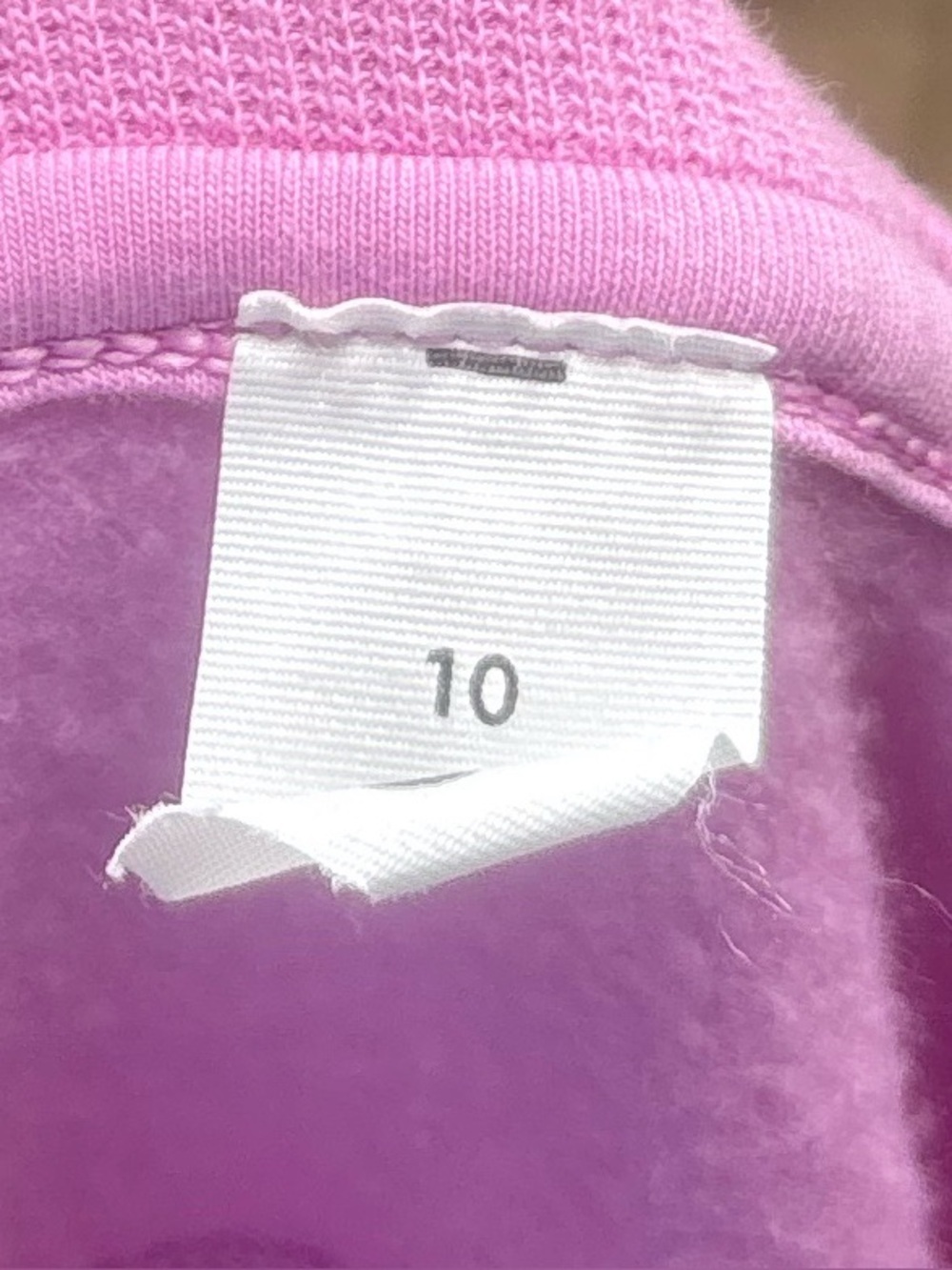 Lululemon Perfectly Oversized Crew In Dahlia Mauve Size 10 - Picture 6 of 6